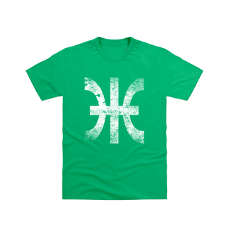 Irish Green Harlequins Battleworn Insignia T Shirt