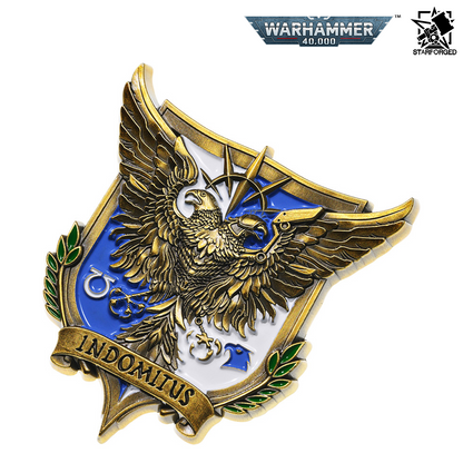 Starforged Warhammer 40,000 Roboute Guilliman Indomitus Crusade Campaign Pin Badge