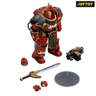 JoyToy Warhammer The Horus Heresy Action Figure - Blood Angels, Legion Praetor with Tartaros Terminator Armour (1/18 Scale) Preorder