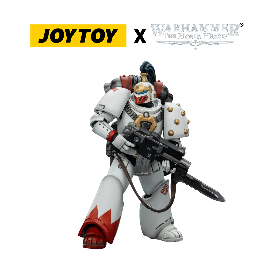 JoyToy Warhammer The Horus Heresy Action Figure - White Scars, MKVI Tactical Legionary (1/18 Scale) Preorder