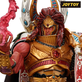 JoyToy Warhammer The Horus Heresy Action Figure - Thousand Sons, Magnus the Red, Primarch of the XVth Legion (1/18 Scale) & Exclusive T Shirt Preorder