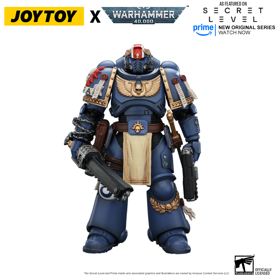 JoyToy Warhammer 40,000 Action Figure - Titus with Laurels of Victory (1/18 Scale) Preorder