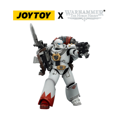 JoyToy Warhammer The Horus Heresy Action Figure - White Scars, MKVI Tactical Legionary (1/18 Scale) Preorder