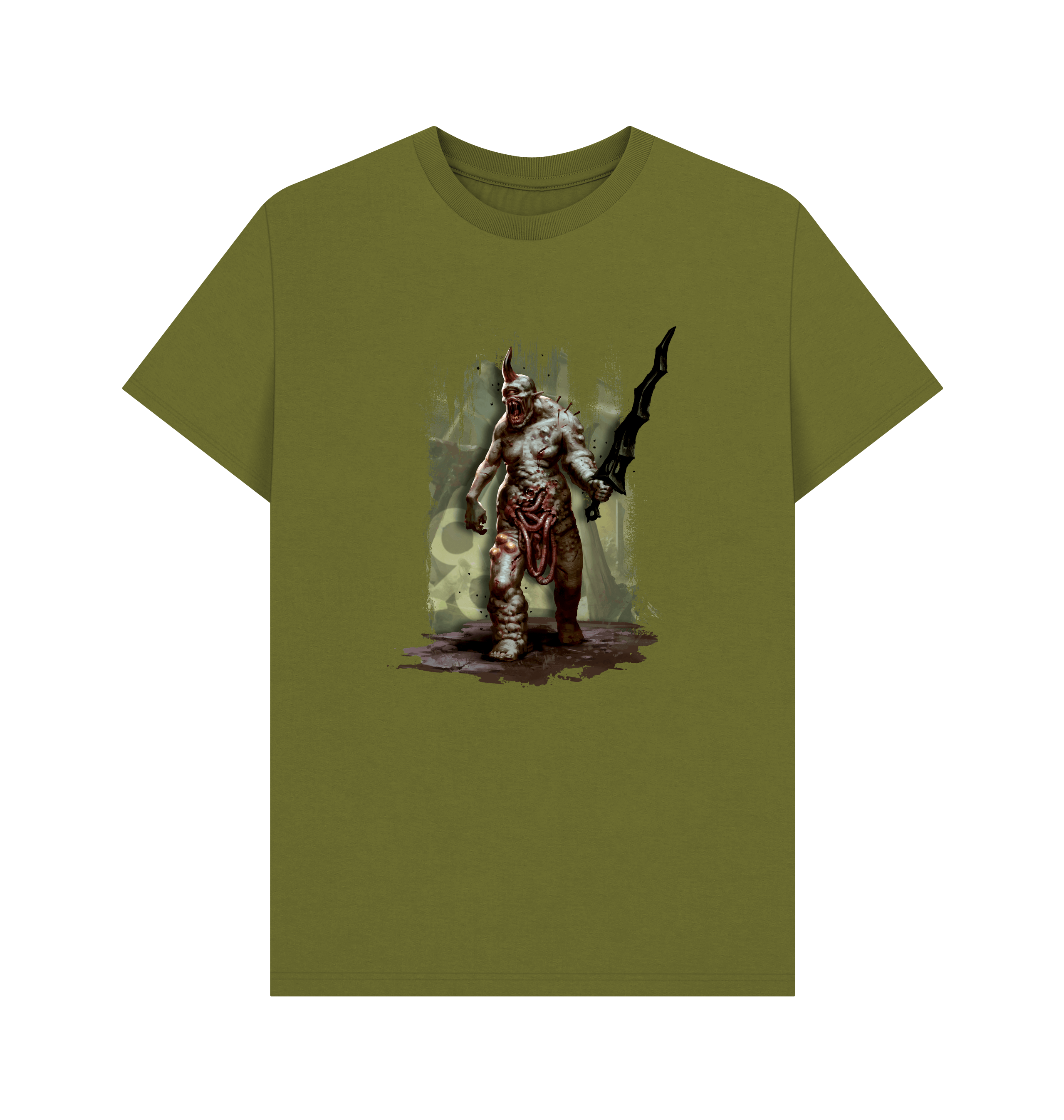 Moss Green Maggotkin of Nurgle Plaguebearer T Shirt
