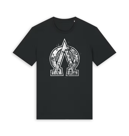 Black Printed T-shirt Front