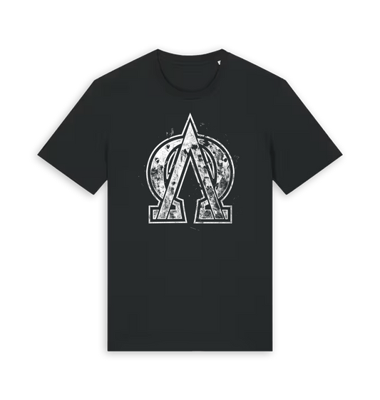 Black Printed T-shirt Front
