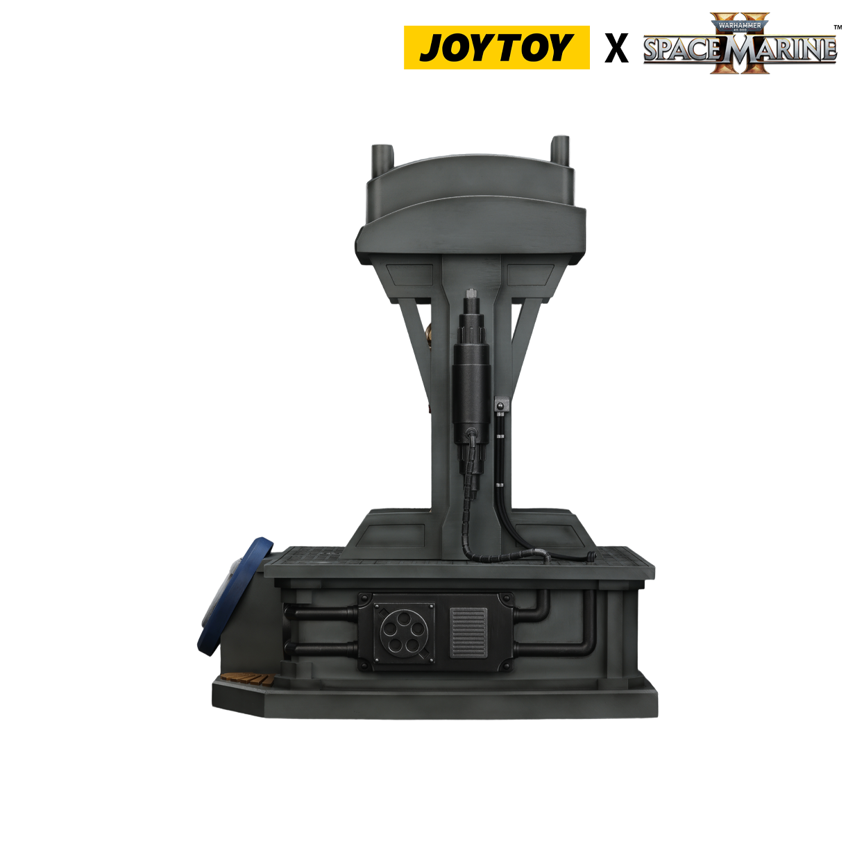 JoyToy Warhammer 40,000: Space Marine 2 Lieutenant Titus’ Mk X Helmet With Stand (1:1 Scale)