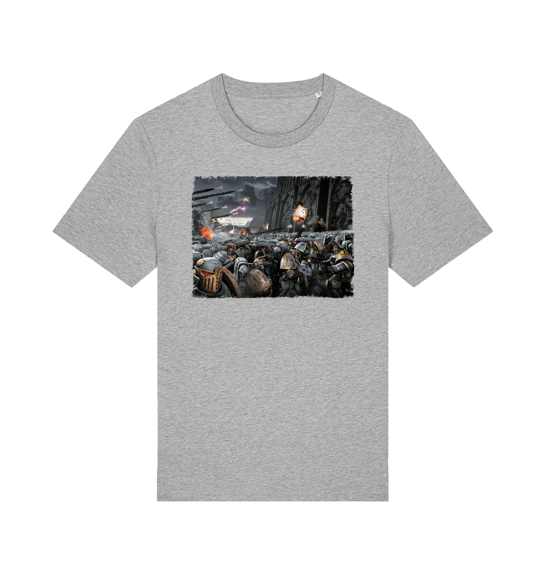 Heather Grey Printed T-shirt