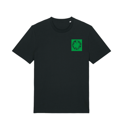 Black Printed T-shirt Front