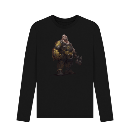 Black Necromunda Ogryn Long Sleeved T Shirt