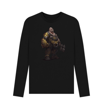 Black Necromunda Ogryn Long Sleeved T Shirt