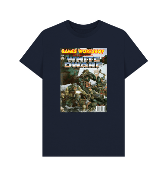 Navy Blue White Dwarf Issue 119 T Shirt