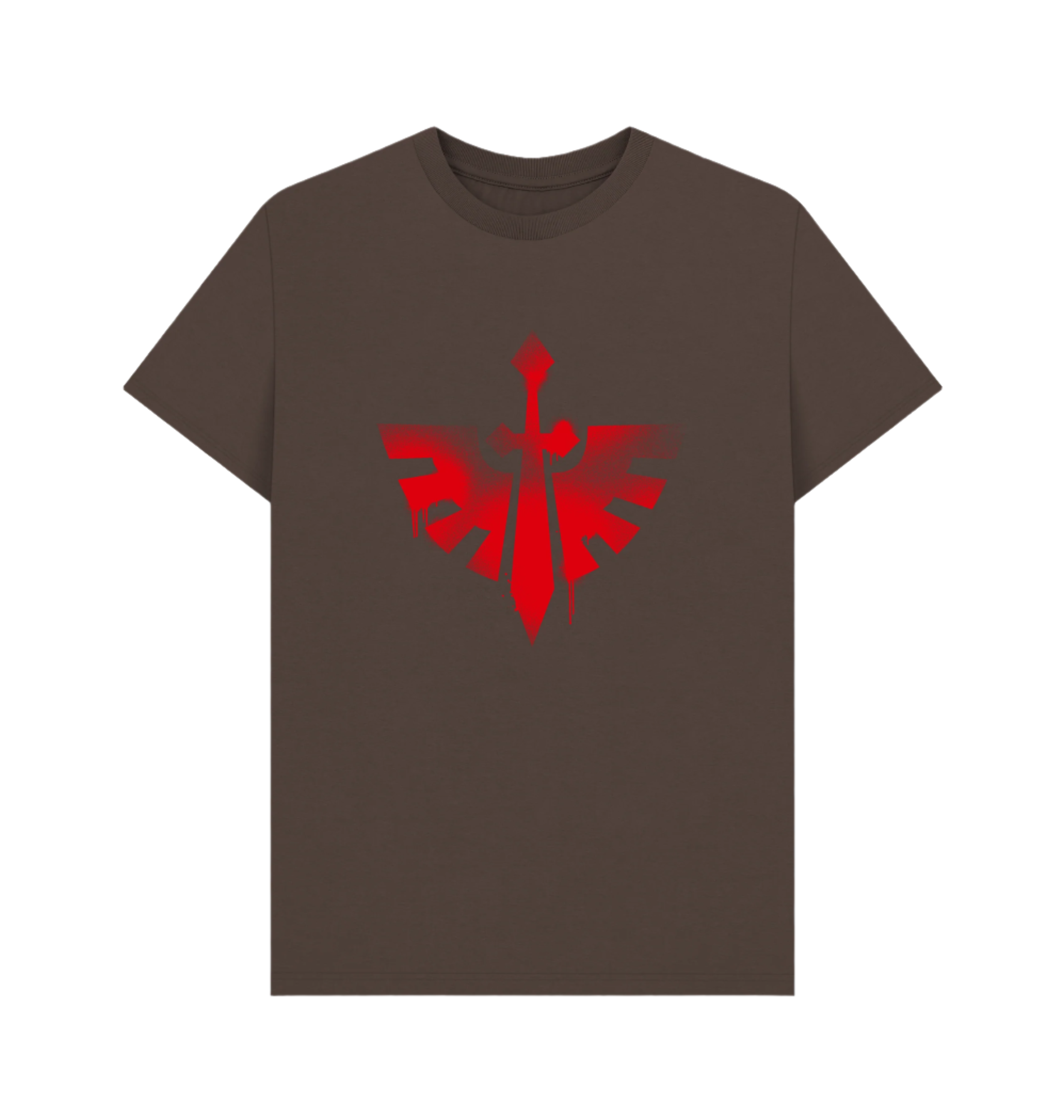 Chocolate Dark Angels Graffiti Insignia T Shirt
