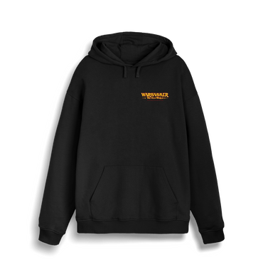 Black Printed Sweater Front