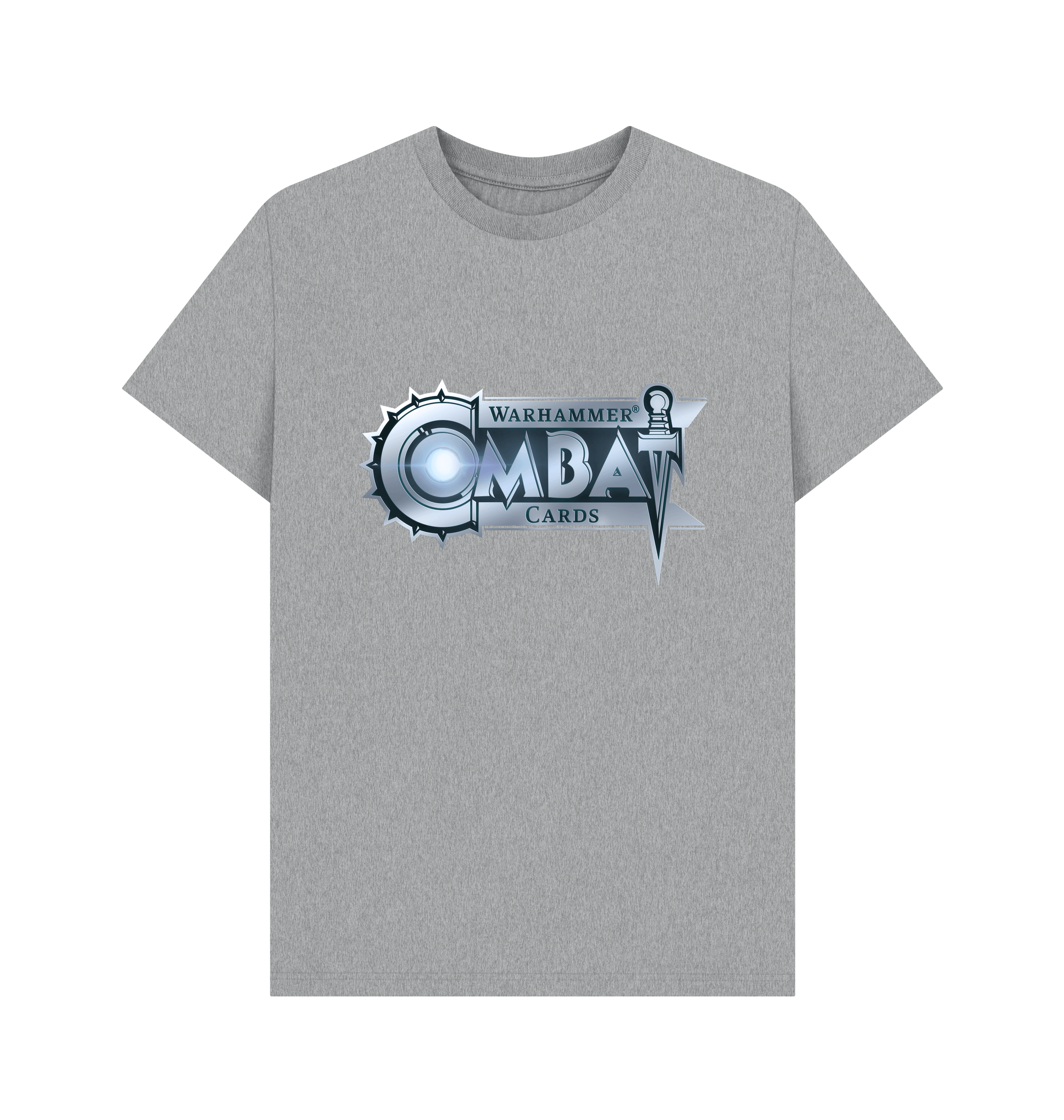 Athletic Grey Warhammer Combat Cards T Shirt