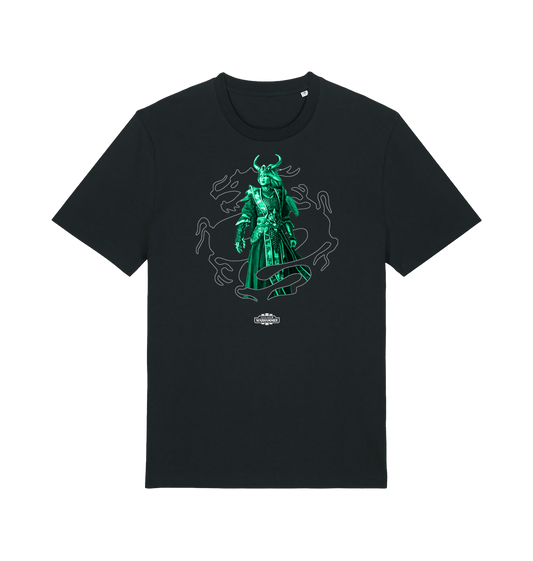 Black Printed T-shirt Front