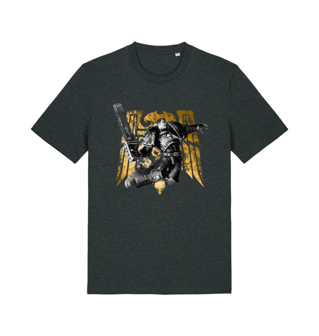 Dark Heather Grey Printed T-shirt