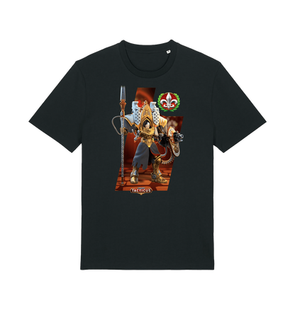 Black Printed T-shirt Front