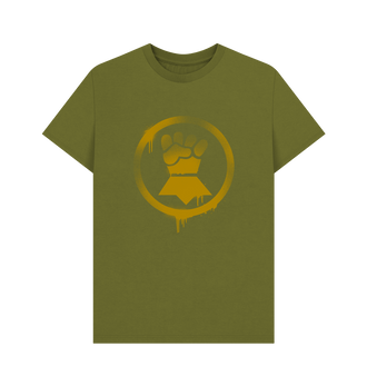 Moss Green Imperial Fists Graffiti Insignia T Shirt