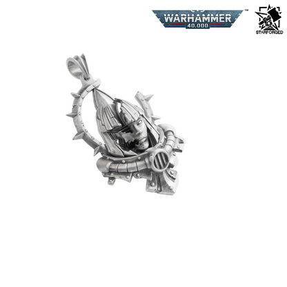 Starforged Warhammer 40,000 Adepta Sororitas Artificer Reliquia Pendant Sterling Silver Necklace Preorder