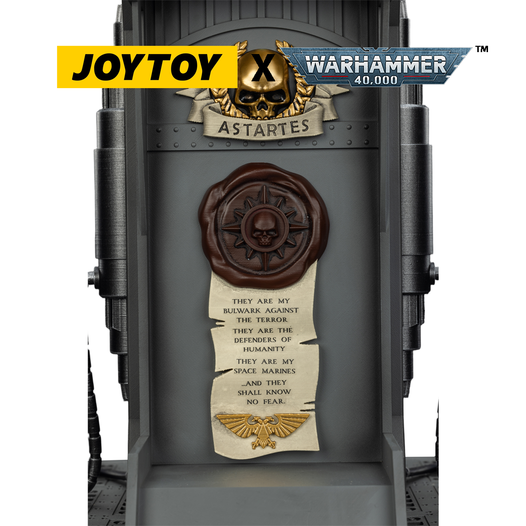 JoyToy Warhammer 40,000: Dark Angels Mk X Helmet and Display Stand (1:1 Scale)