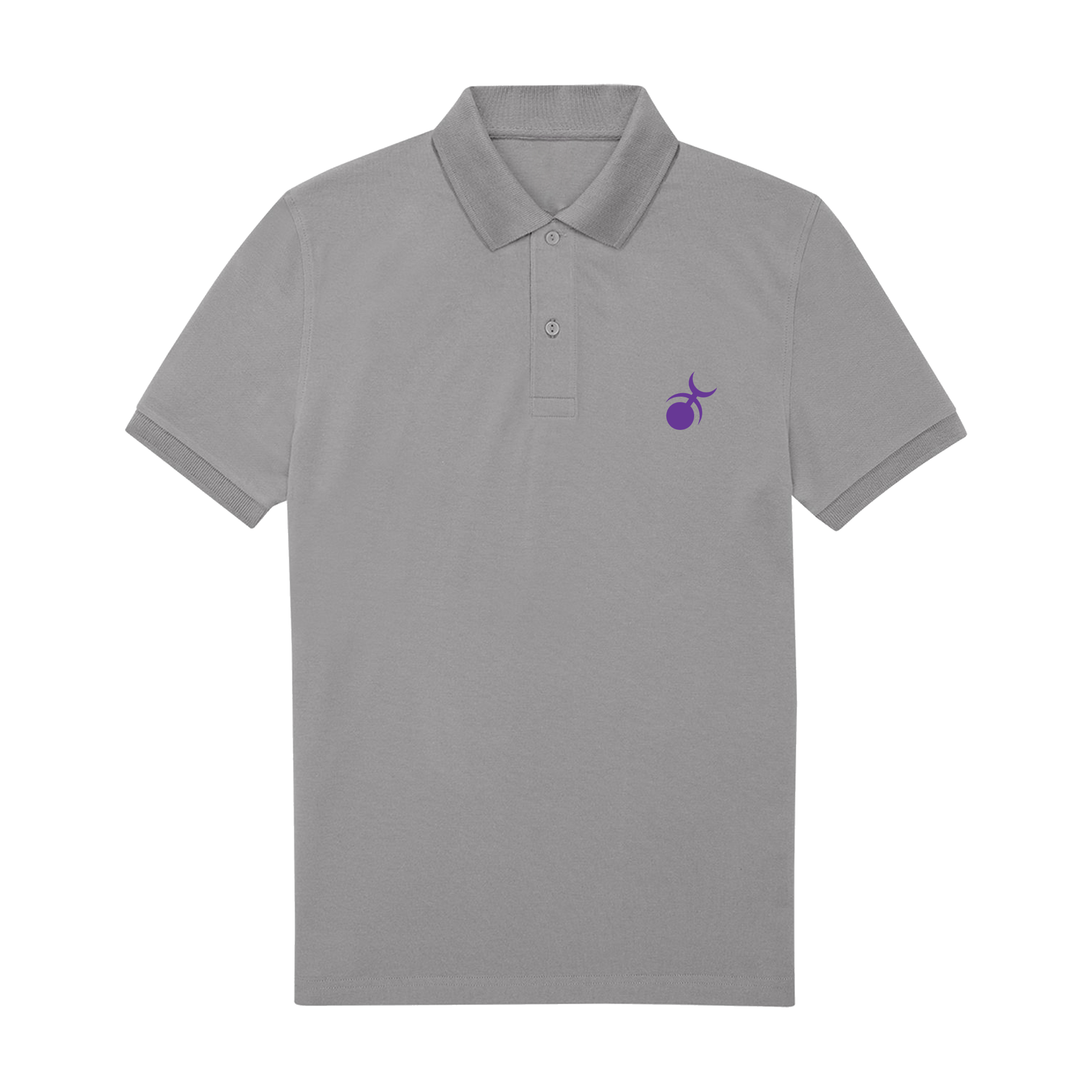 Sport Grey Polo Shirt Front