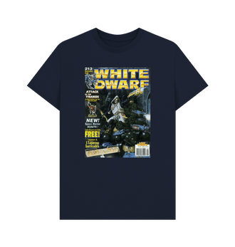 Navy Blue White Dwarf Issue 213 T Shirt