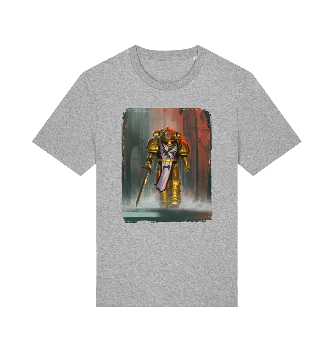 Heather Grey Printed T-shirt Front