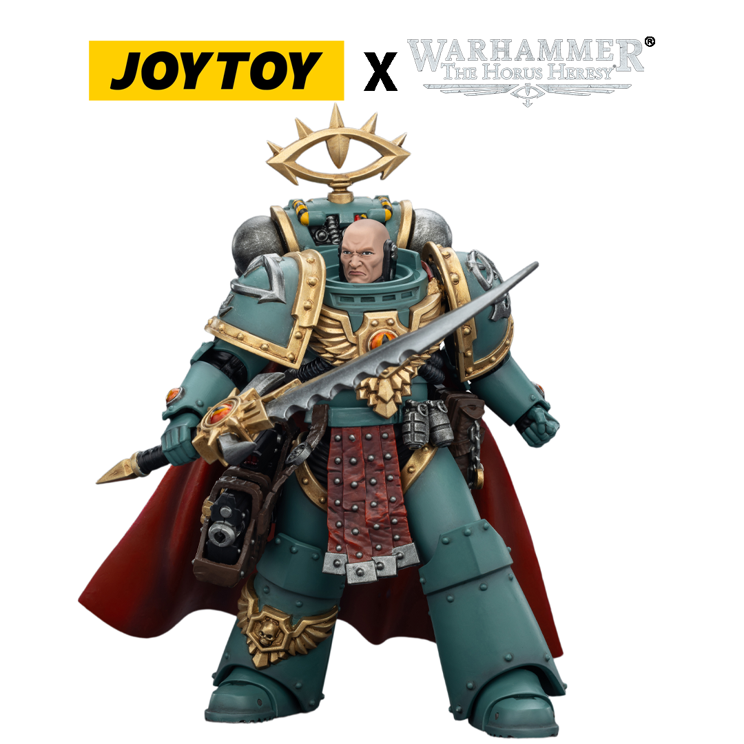 JOYTOY Warhammer The Horus Heresy Action Figure - Sons of Horus, Tybalt Marr, Captain of the 18th Company (1/18 Scale) Preorder