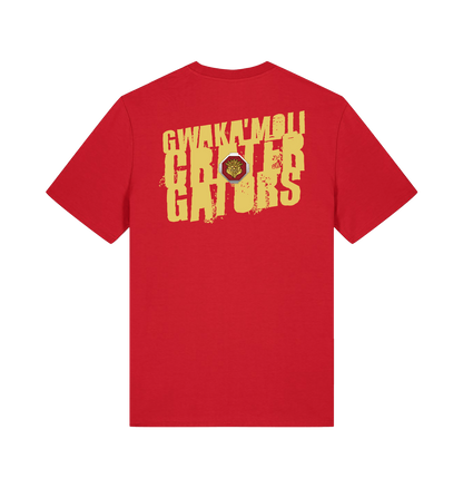 Red Printed T-shirt Back