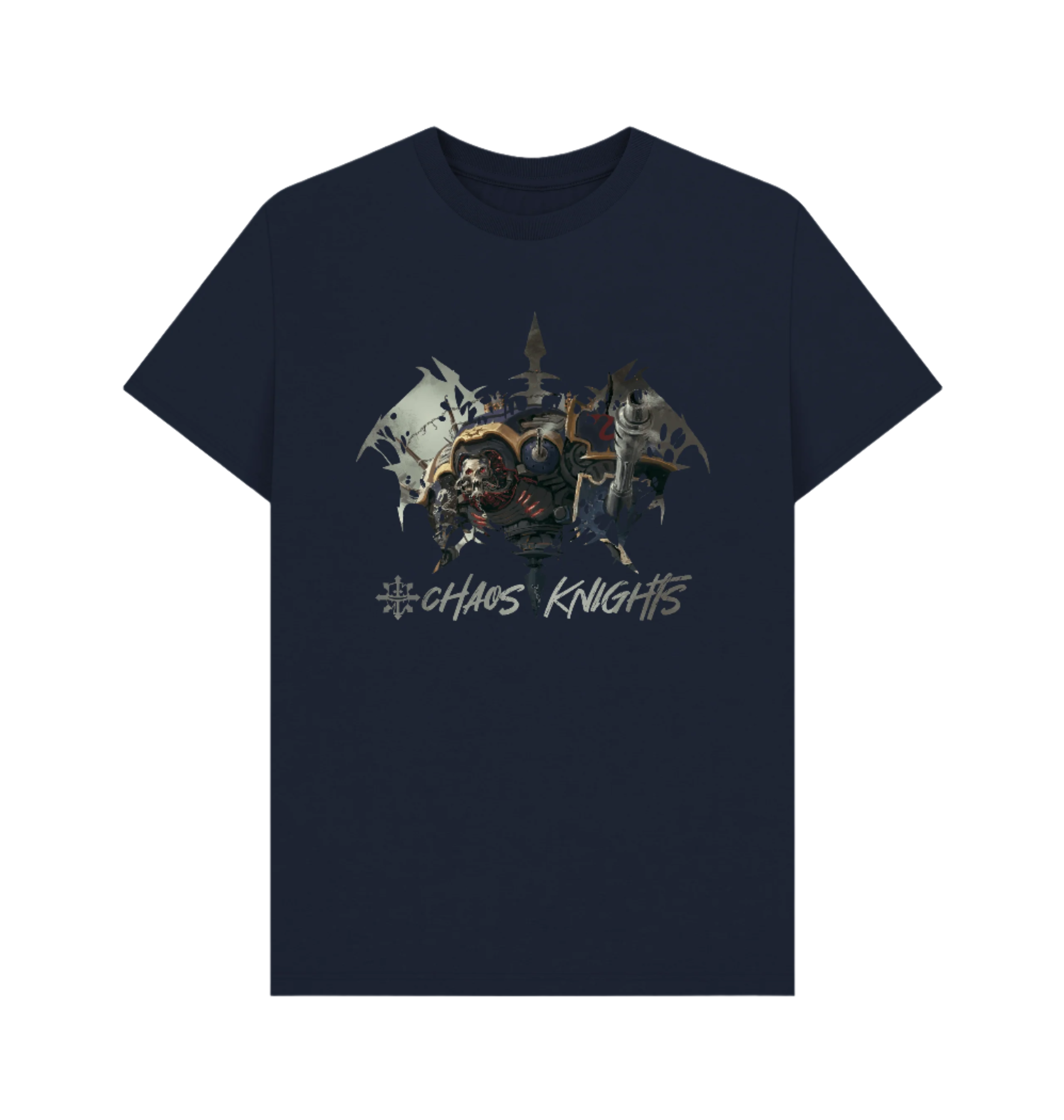 Navy Blue Chaos Knights Desecrator T-Shirt