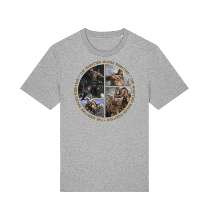 Heather Grey Printed T-shirt