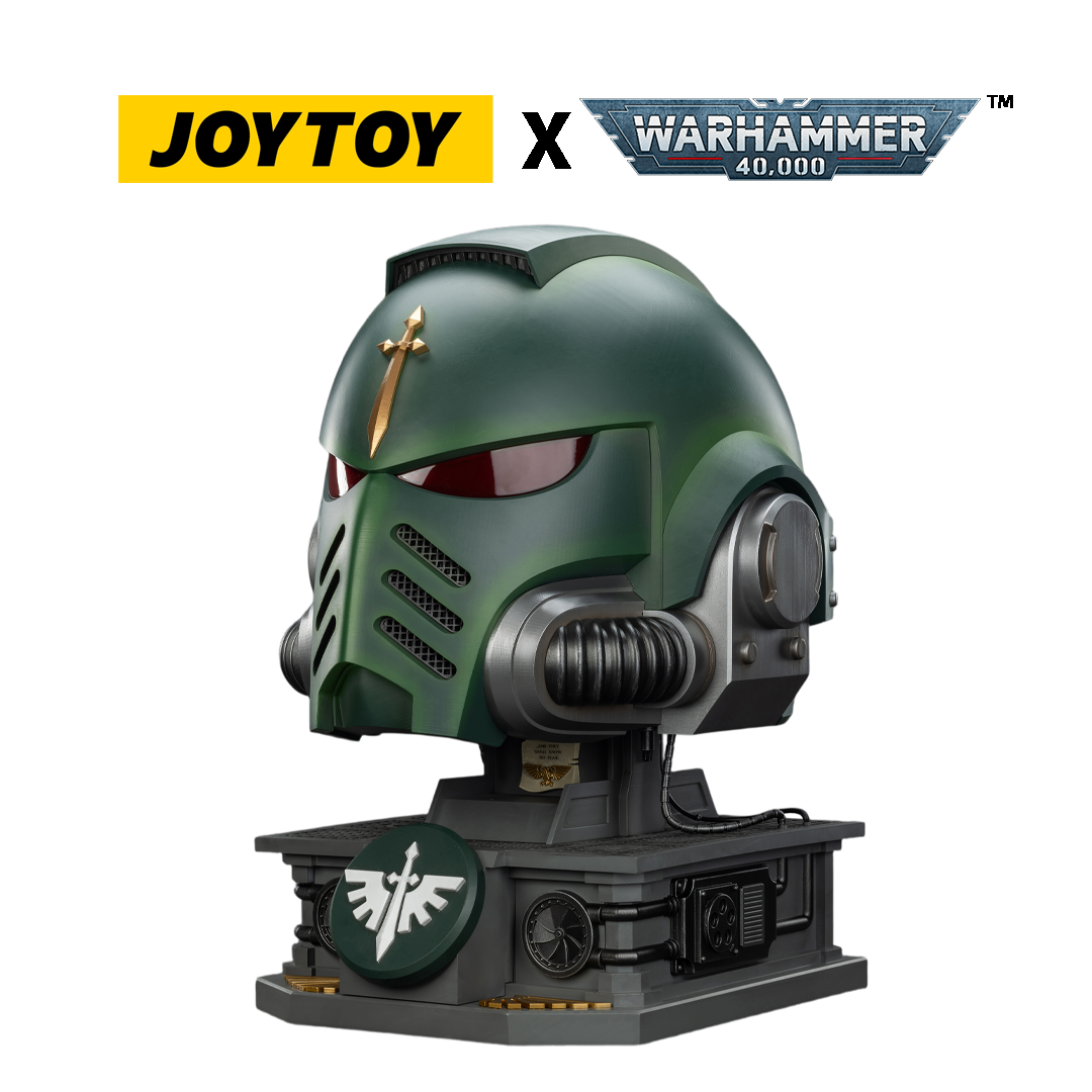 JoyToy Warhammer 40,000: Dark Angels Mk X Helmet and Display Stand (1:1 Scale)