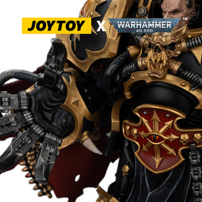JoyToy Warhammer 40,000 Action Figure - Black Legion, Abaddon the Despoiler with Drach'nyen and the Talon of Horus (1/18 Scale) Preorder