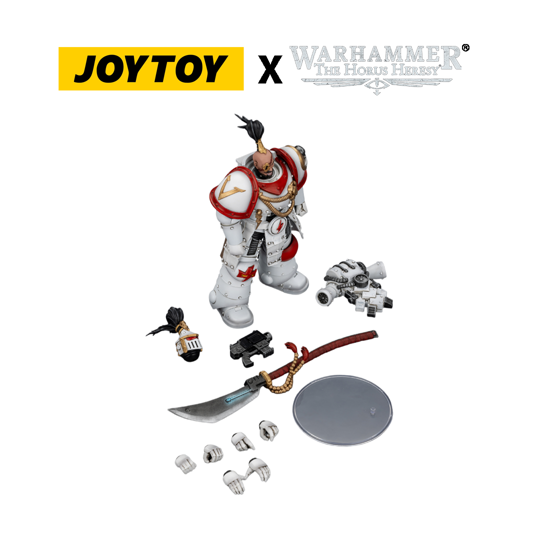 JoyToy Warhammer The Horus Heresy Action Figure - White Scars, Legion Praetor (1/18 Scale) Preorder