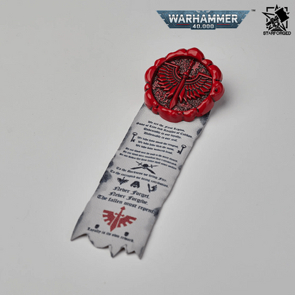 Starforged Warhammer 40,000 Dark Angels Purity Seal Brooch