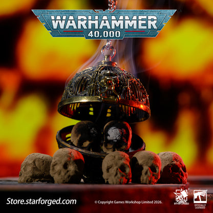 Starforged Warhammer 40,000 Adeptus Mechanicus Thurible with Stainless Steel Chain