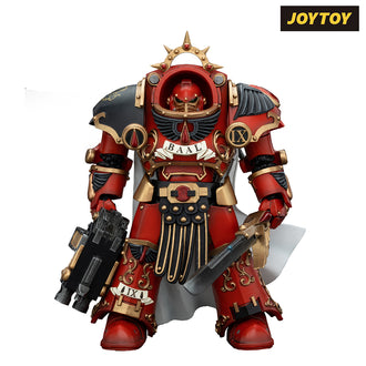 JoyToy Warhammer The Horus Heresy Action Figure - Blood Angels, Legion Praetor with Tartaros Terminator Armour (1/18 Scale) Preorder