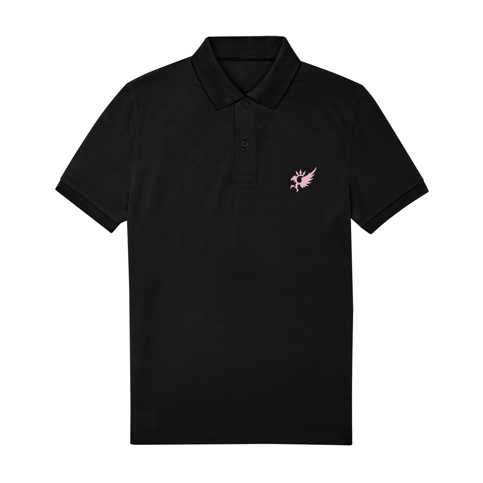 Black Polo Shirt Front