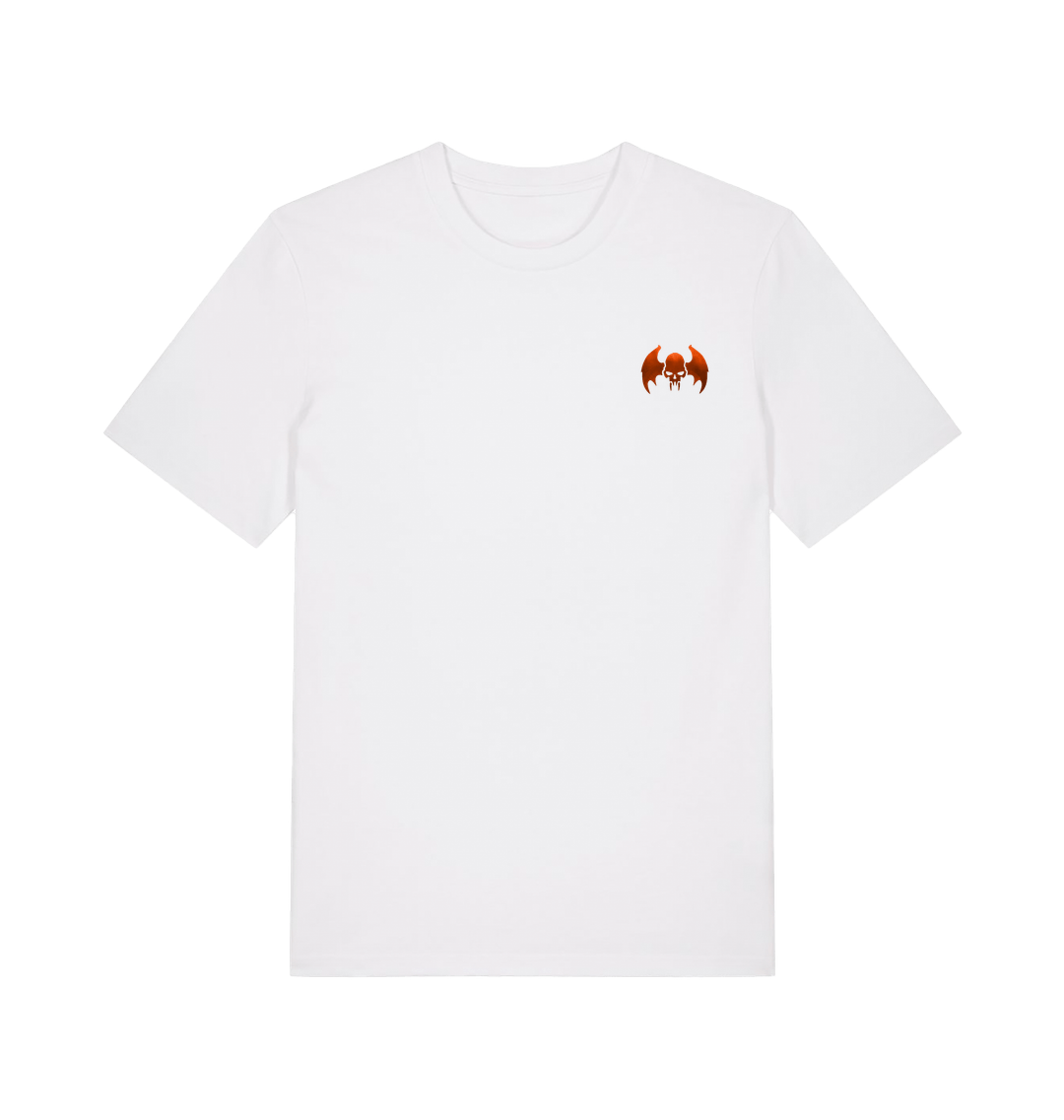 White Printed T-shirt Front