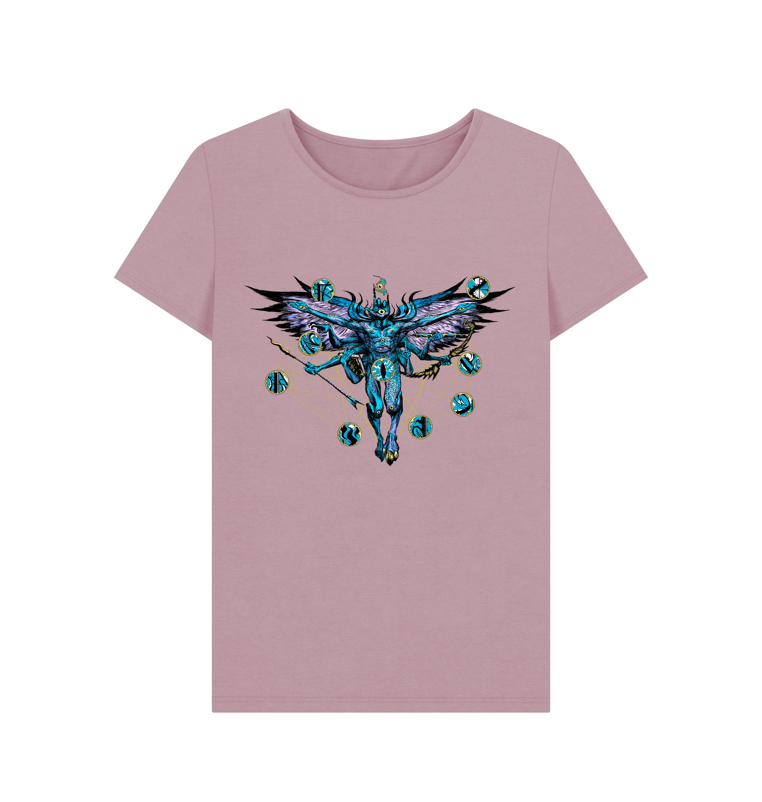 Mauve Disciples of Tzeentch Fitted T Shirt