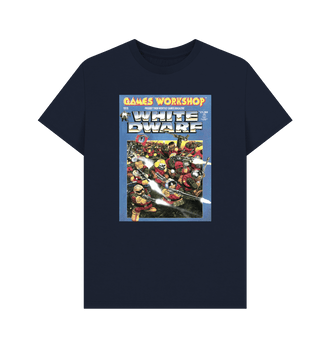 Navy Blue White Dwarf Issue 111 T Shirt