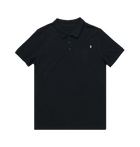 Black Necron Grey Icon Polo Shirt