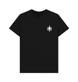 Black Warhammer 40,000: Darktide - Veteran Pocket Print T Shirt