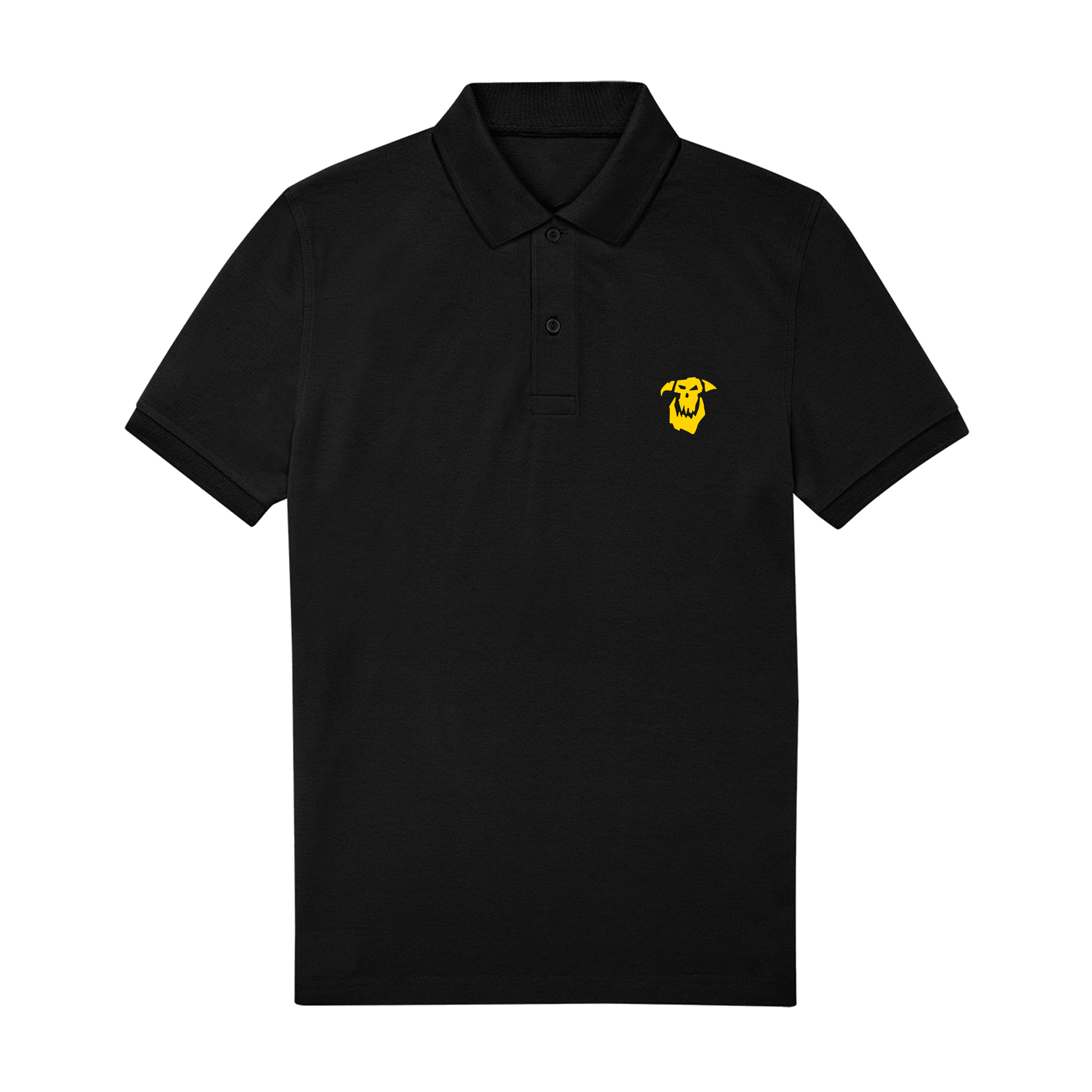 Black Polo Shirt Front