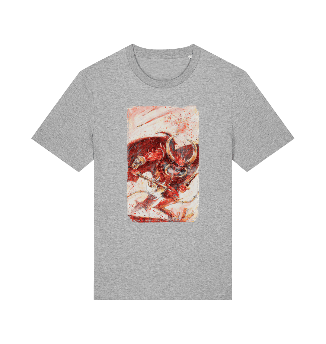 Heather Grey Printed T-shirt