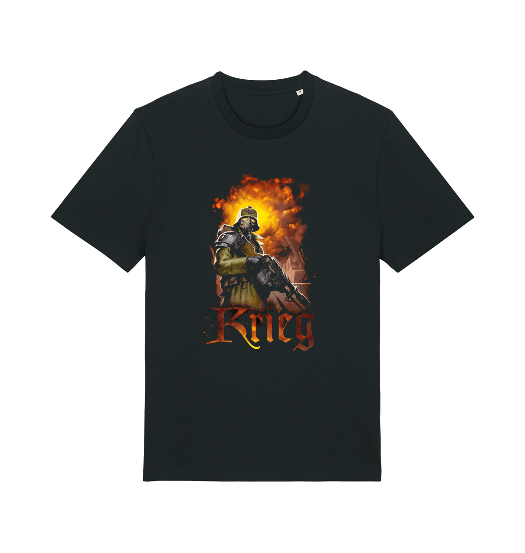 Black Printed T-shirt Front