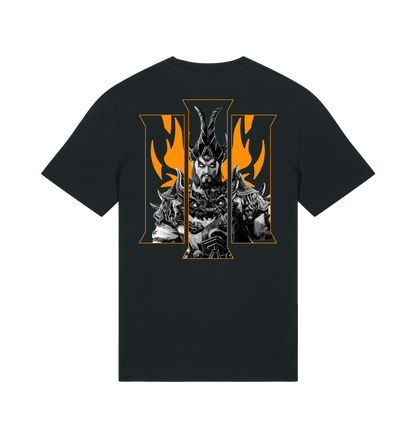Black Printed T-shirt Back