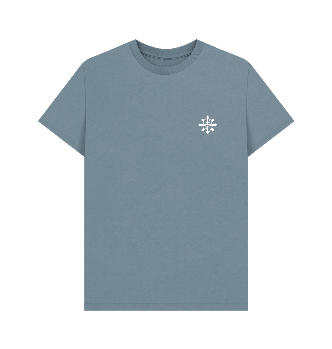 Stone Blue Chaos Knights Insignia T Shirt
