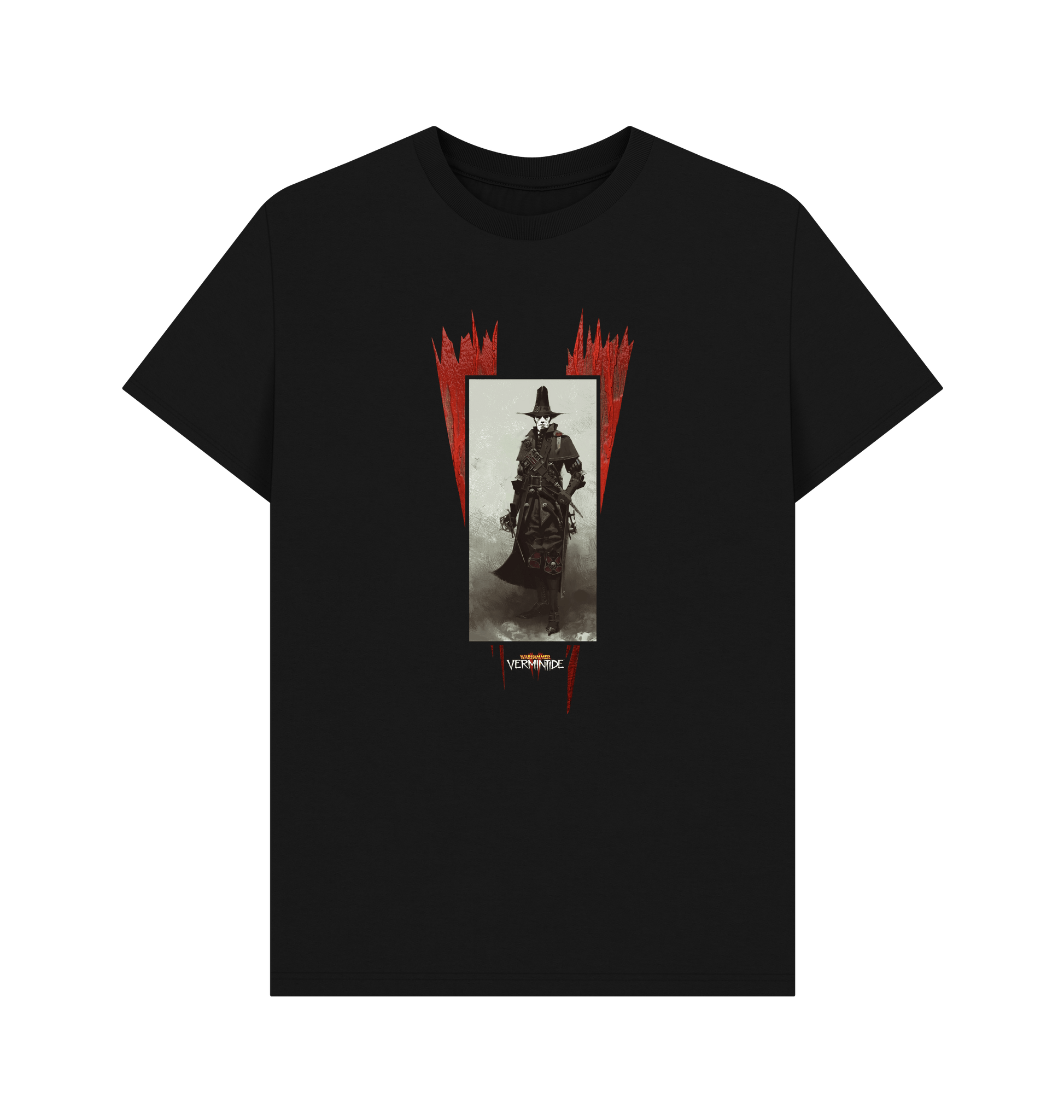 Black Vermintide II Viktor Saltzpyre T Shirt